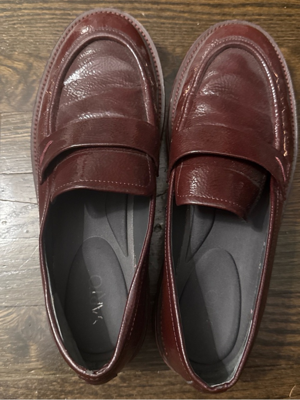 Burgundy Men's Penny Loafers - Classic Slip-On Style